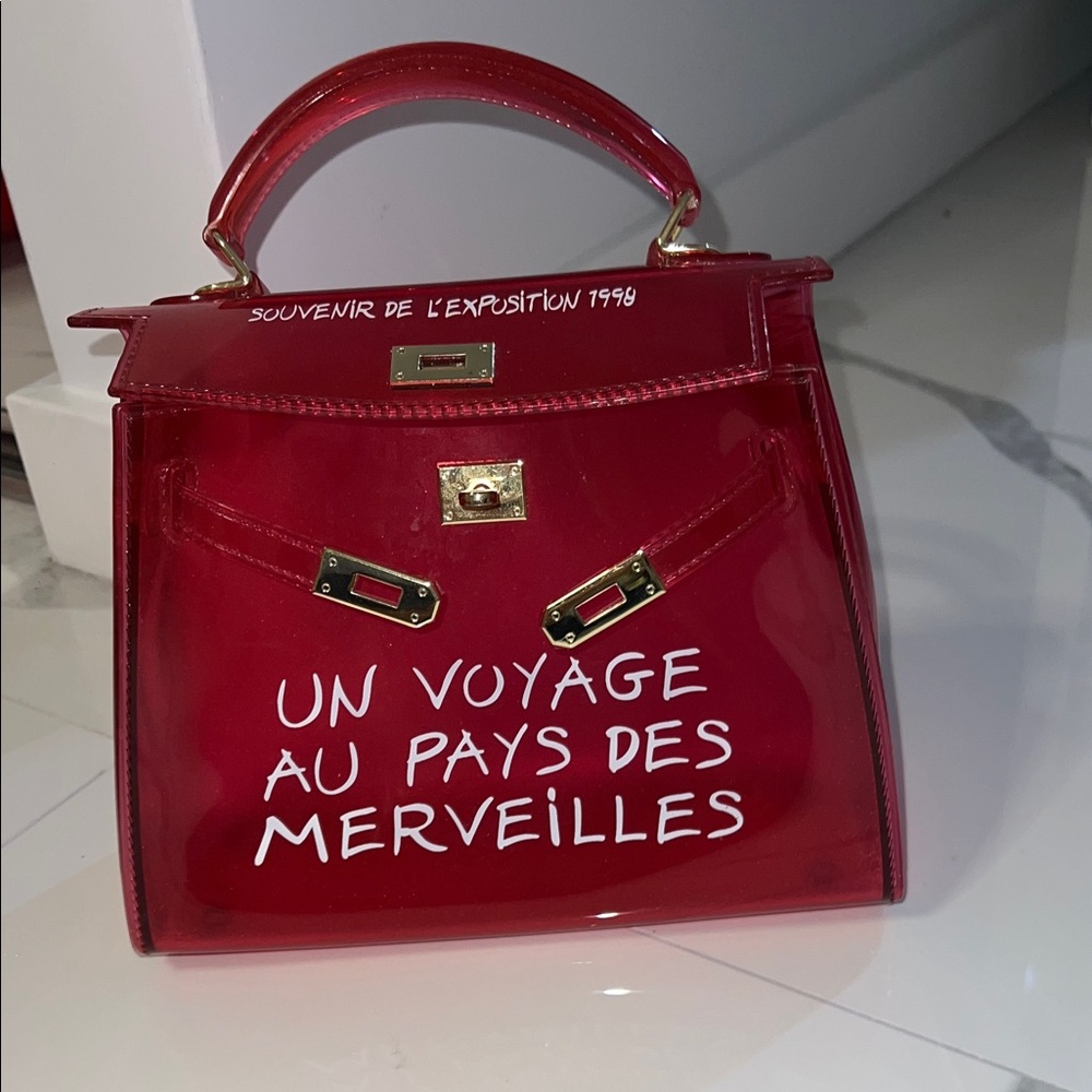 Pink Designer Women's Handbag - Picture 2 of 4